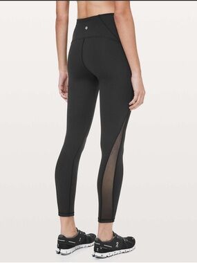 Lululemon Train Times 7/8 Black Pant 25" Leggings Women’s Size 6